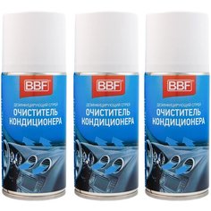 Очиститель кондиционера автомобиля (шашка для кондиционера), 150 мл BBF, комплект из 3 шт. SA640(3)