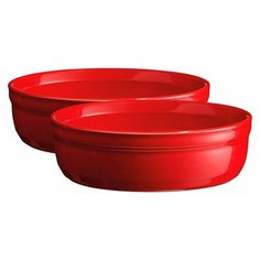 Рамекин Emile Henry набор из 2 шт., Emile Henry 12 см, цвет: гранат, для крем-брюле