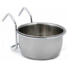 Beeztees 653447 Миска стальная навесная 200мл*7см