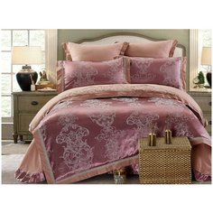 Комплект постельного белья Cristelle Venice Жаккард Евро 4 наволочки Жаккард