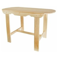 Стол. 120×63×73см. из липы. с закругленными краями 1177007 Добропаровъ