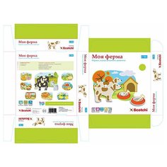Мозаика "Моя ферма", 24 элемента Scotchi