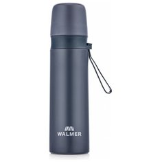 Термос Marine дорожный 500 мл с клапаном и крышкой-кружкой (синий) Walmer