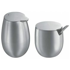 Набор сахарница и сливочник Columbia, матовый хром Bodum