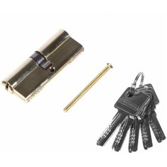 Цилиндр ключ/ключ 40х40 золото, 80 C ET PB Palladium