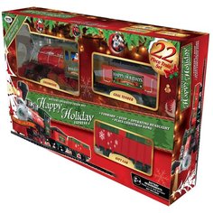 Новогодняя железная дорога HOLIDAY EXPRESS TRAIN SET (22 части) 62128 Eztec