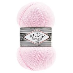 Пряжа Alize Superlana Tig (Суперлана Тиг) 275 сиреневая пудра 25% шерсть, 75% акрил 100г 570м 5шт