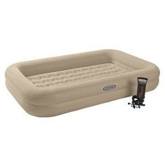 Детский надувной матрас Intex 66810NP Kidz Travel Bed Set + насос (107х168х25см)