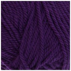 Пряжа "Популярная" 50% шерсть, 50% акрил 133м/100гр (698-Темно-фиолетовый) 1моток 1372622 Пехорка