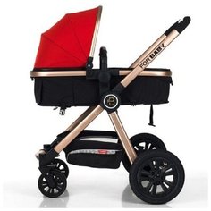 Детская коляска 2 в 1 с надувными колесами For Baby