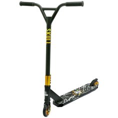 Самокат трюковой COSMORIDE SKULL Pro золотой