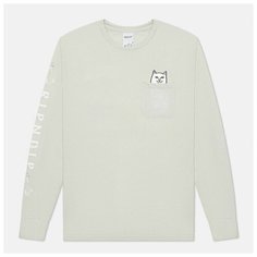 Лонгслив RIPNDIP Lord Nermal Pocket размер M, серый