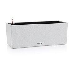 Кашпо Лечуза Balconera Stone 50х19 см белый кварц с автополивом шт Lechuza