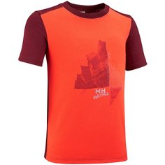 Футболка Decathlon MH100 Quechua размер 10-11, оранжевый