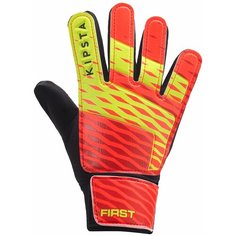 Перчатки Decathlon размер 4, неоновый алый