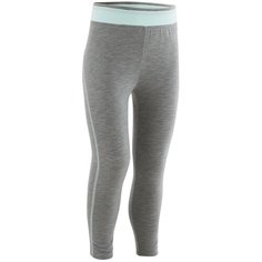 Легинсы Decathlon размер 2-3 года, серо-голубой/пастельный мятный