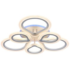 Светодиодная люстра 8013/3+3 WHT 102W+7W RGB Profit Light