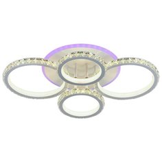 Светодиодная люстра 18052/4 WHT 176W+8W RGB Profit Light