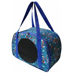 Сумка-переноска для кошек и собак Теремок СПО-3 22х30х45 см мозаика