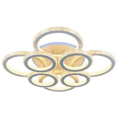 Светодиодная люстра 8017/4+4 WHT 336W+8W RGB Profit Light