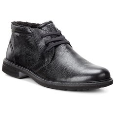 Ботинки ecco, размер 43, черный