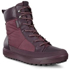 Ботинки высокие ECCO SOFT 7 TRED W, бордовый, 38 размер