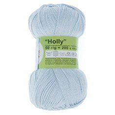 Пряжа Alpina "HOLLY" 100% мерсеризованный хлопок №479 бл.голубой - 10 мотков по 50 г