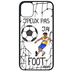 Защитный чехол на смартфон // iPhone 11 Pro Max // "Не могу - у меня футбол!" Игра Крутой, Utaupia, белый