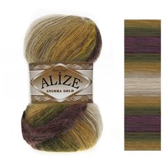 Пряжа Alize Angora gold batik (Ангора Голд Батик) 5850 20% шерсть, 80% акрил 100г 550м 5 шт