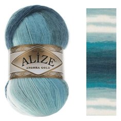 Пряжа Alize Angora gold batik (Ангора Голд Батик) 1892 20% шерсть, 80% акрил 100г 550м 5 шт