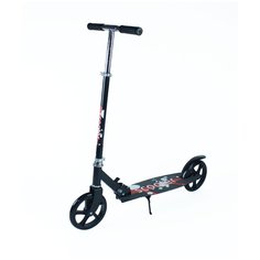 Самокат Городской SCOOTER Городской черный, 200 мм, 200 мм