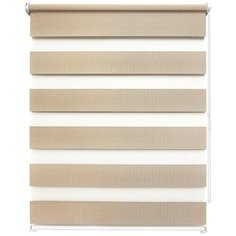 Рулонная штора с эффектом «день-ночь» Уют 7863 Сальса (песочный), 60х160 см