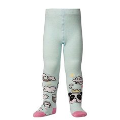 Детские колготки Conte kids, бледно- бирюзовый, размер 104-110