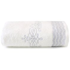 Полотенце каролина молочно- серое Бамбук 70%/Тенсель 30%, 70х130, Молочный Tana