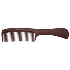 Расческа рабочая DEWAL"CARBON BORDO" с ручкой, антистатик, 20,5см DEWAL MR-CO-6810-CBN