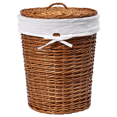 WasserKRAFT Leine WB-350- L Плетеная корзина для белья с крышкой