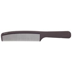 Расческа рабочая DEWAL серия SUPER thin с ручкой, средняя, черная 20,5см DEWAL MR- CF014