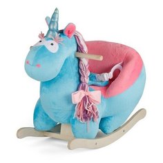 Качалка мягкая Тутси "Единорог" (голубая) 688-2020