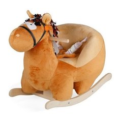 Качалка мягкая Тутси "Лошадка" (светло- коричневый) 686-2020