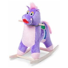 Качалка мягкая Тутси "Лошадь" (сиреневый/розовый) 281-2008