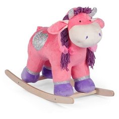 Качалка мягкая Тутси "Корова "Баранка" (розовый 10 фраз, музыка) 700-2020