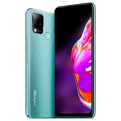 Смартфон Infinix HOT 10S 4/128 ГБ, зеленый