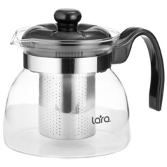 LARA Заварочный чайник LR06-08, 0.75 л, прозрачный