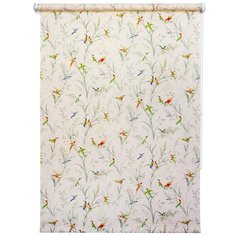 Рулонная штора Уют 8914 Парадиз (белый), 70х175 см