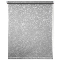 Рулонная штора Уют 7655 Фрост (серый), 80х175 см