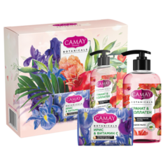 Набор Camay Botanicals: жидкое мыло, кусковое мыло