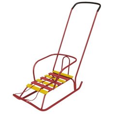 Санки детские "Ветерок 2" (красный) Nika