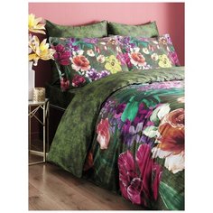 Комплект постельного белья сатин печатный ROZENA (Eвро) Материал: 100% хлопок (Сатин) Karna