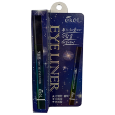 Ekel Подводка-кисть для глаз 7Days Tinted Eye Liner, оттенок черная