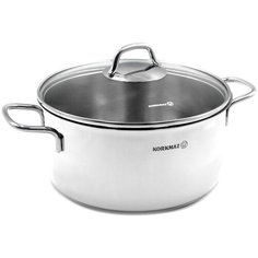 Кастрюля Korkmaz Perla A1657, 5.5 л, серебристый